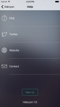 Halcyon Ad Blocker - iOS App Source Code Screenshot 1