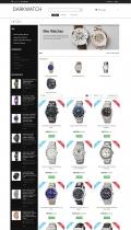 Dark Watch - Responsive PrestaShop Theme Screenshot 2