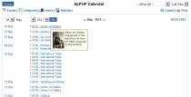 PHP Calendar Script Pro Screenshot 7