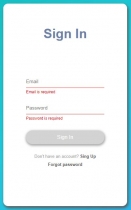 Angular - Login Forms Module - Simple Design Screenshot 3