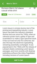 Ionic 3 eCommerce App Theme Screenshot 2