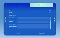 Responsive Calendar For Telework JavaScript Screenshot 3
