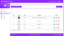 My Single Live TV Android App with Admin Panel Screenshot 20