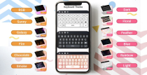 Neon LED Light Keyboard - Android Screenshot 2