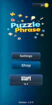 Puzzle Phrase - Word Guessing Game Source Code Screenshot 1
