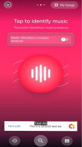 Vozify - Shazam Clone Android Source Code Screenshot 2