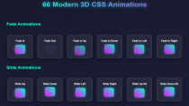 Modern 3D CSS Animations - 60 Plus Effects Screenshot 1