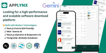 Software Download Platform - Full Stack Web App Screenshot 1