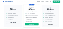 SaaSPro – Clean SaaS Landing Page Template Screenshot 4